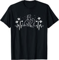 Line Art Veterinary Heartbeat Dog And Cat Lovers Vet Tech