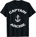 Sailing Boat Captain Archie Personalized Boating Name