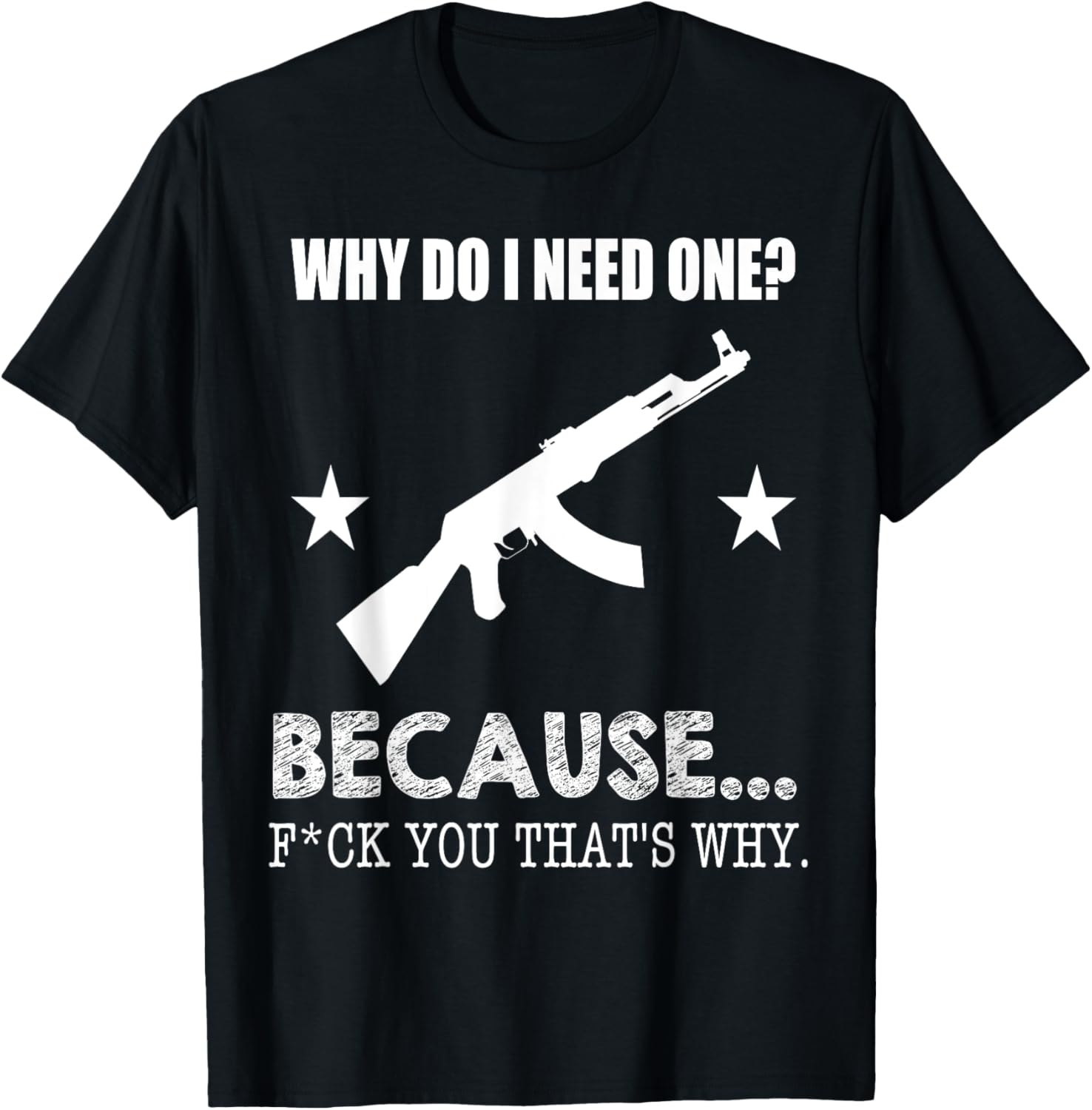 Funny Why Do I Need A Gun 2Nd Amendment Novelty