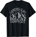 Camping Is My Happy Place Camp Lovers Camper Life Outdoor