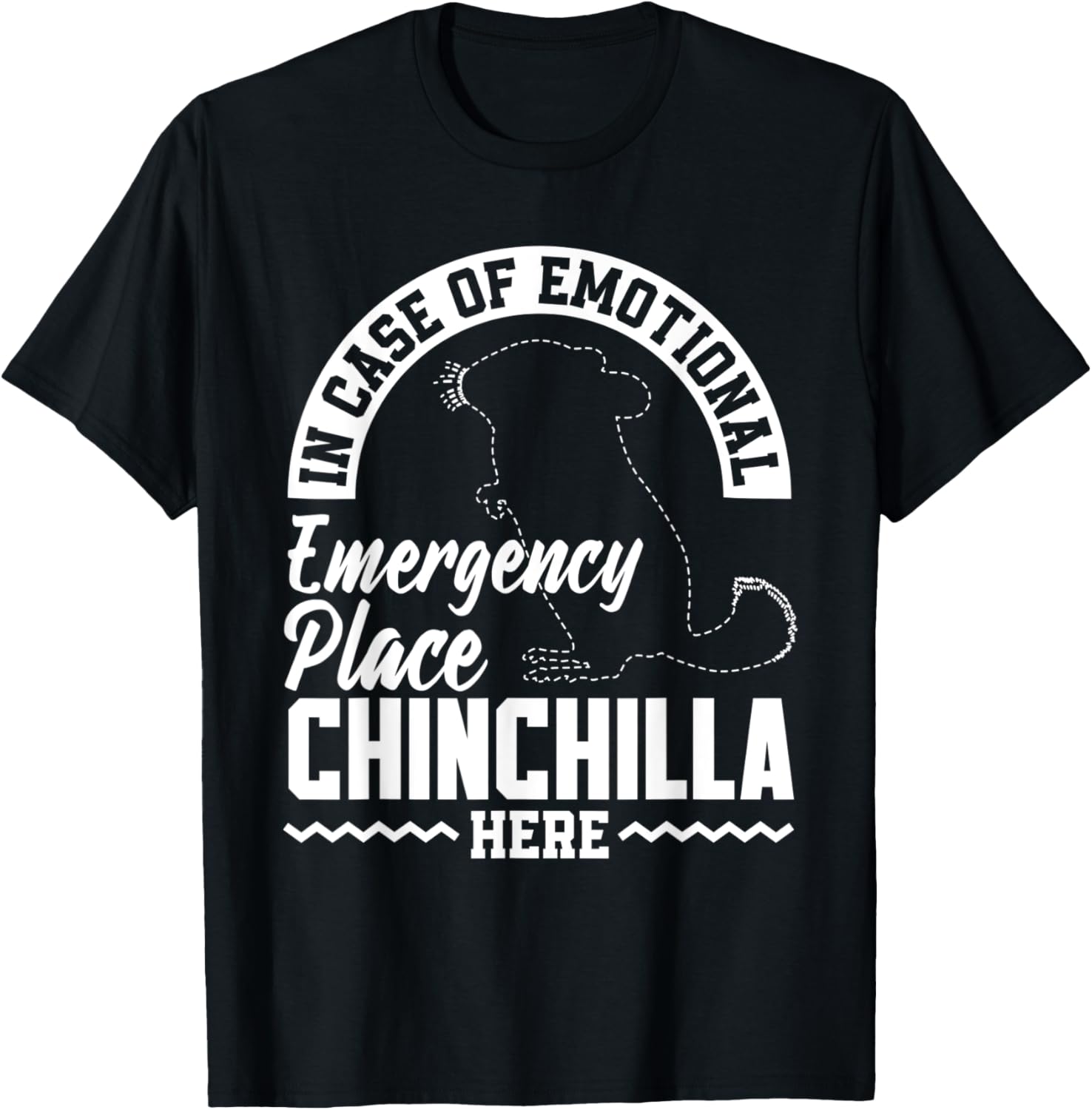 Chinchilla Pet Lover Place Chinchilla Here Funny