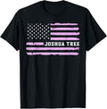 Joshua Tree National Park Vintage USA American Flag T-Shirt for Women Kids Men