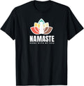 Namaste Home With My Dog Shirt Zen Yoga Tshirt Gift Men Women Girls Kids