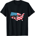 Patriot Usa Flag Gun Tshirt 4Th Of July American Pride