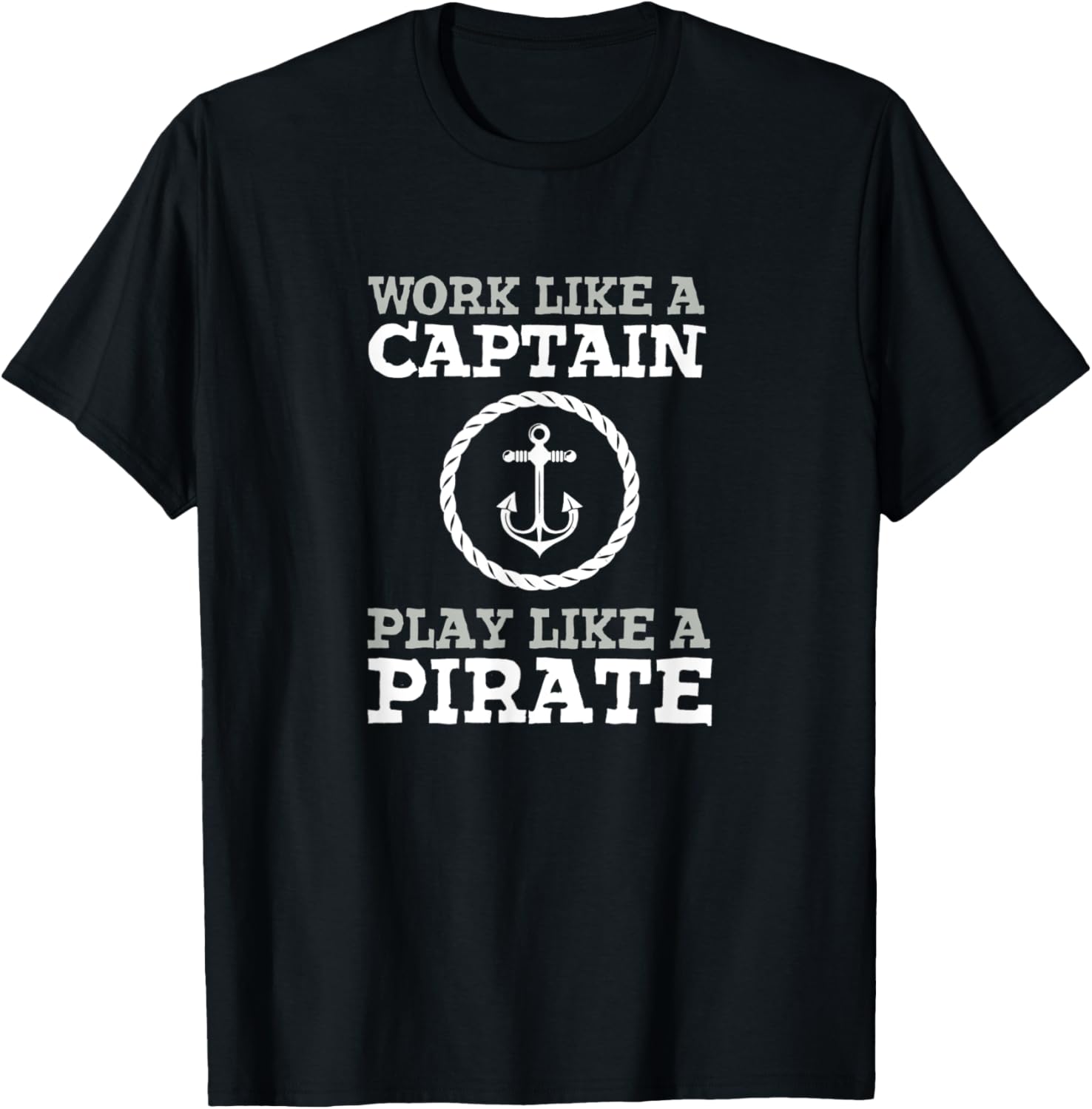 Work Hard Play Like A Pirate Boating Funny