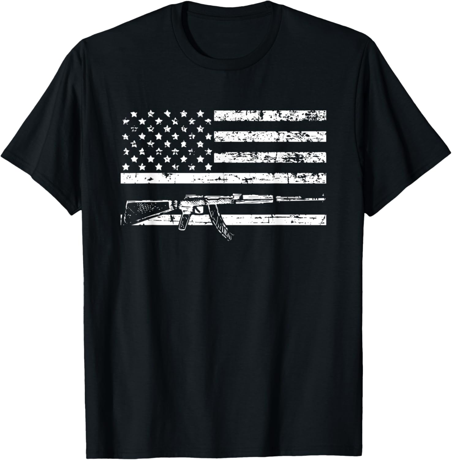 Gun With American Flag Design A Gun Owner