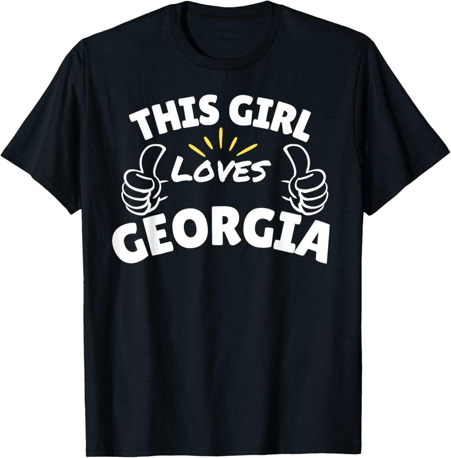 Fun Graphic-This Girl Loves Georgia