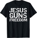 Second Amendment Christian Gift Idea Jesus Guns Freedom