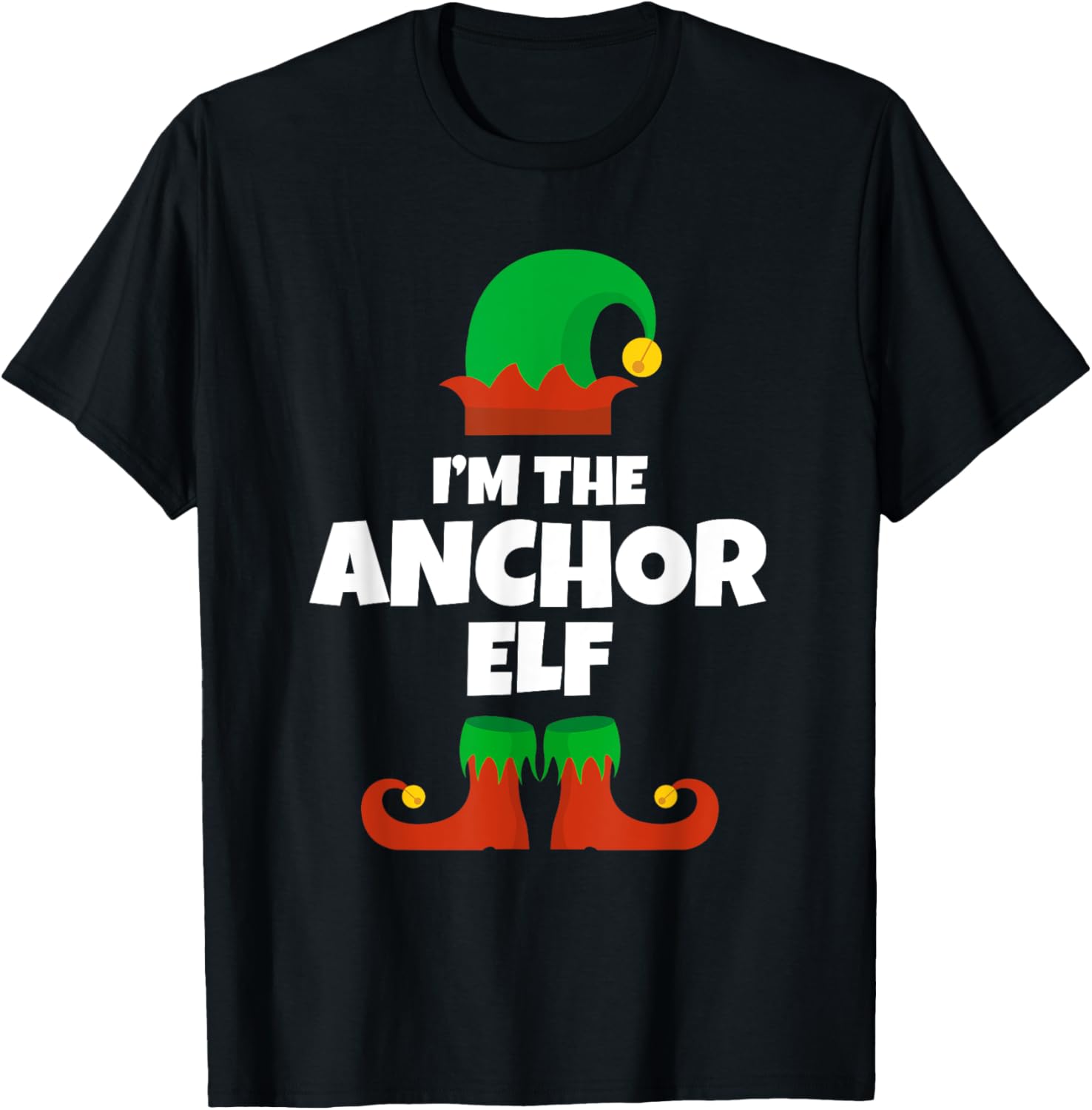 I M Anchor Elf Family Pajama Christmas Captain