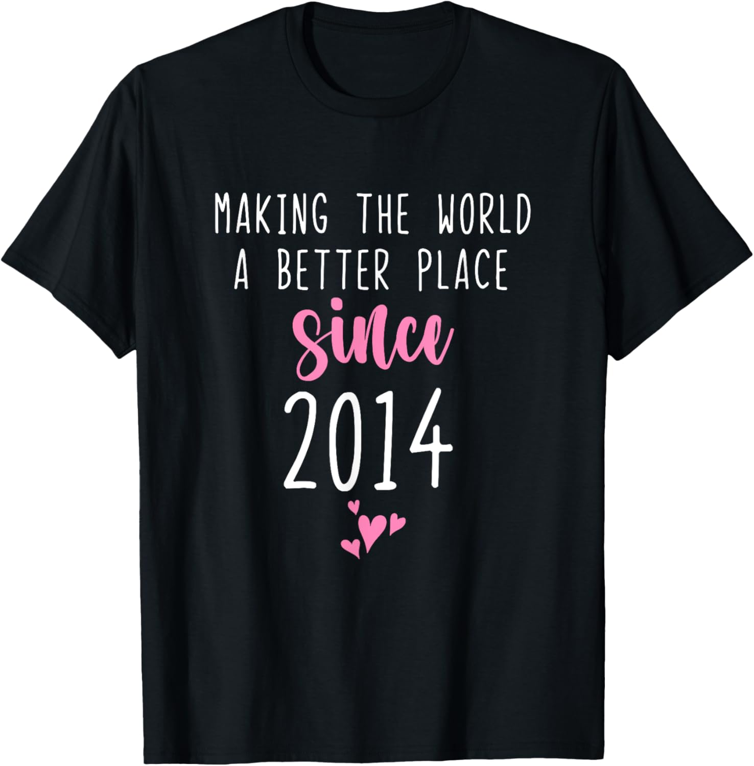 Making World Better Place Since 2014 10th Birthday 10 Years