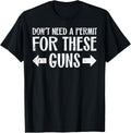 Gym Dont Need Permit These Guns Funny Workout Men Women