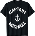 Sailing Boat Captain Michael Personalized Boating Name