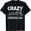 Cool Pontoon Design Women Mom Boating Pontoon Boat