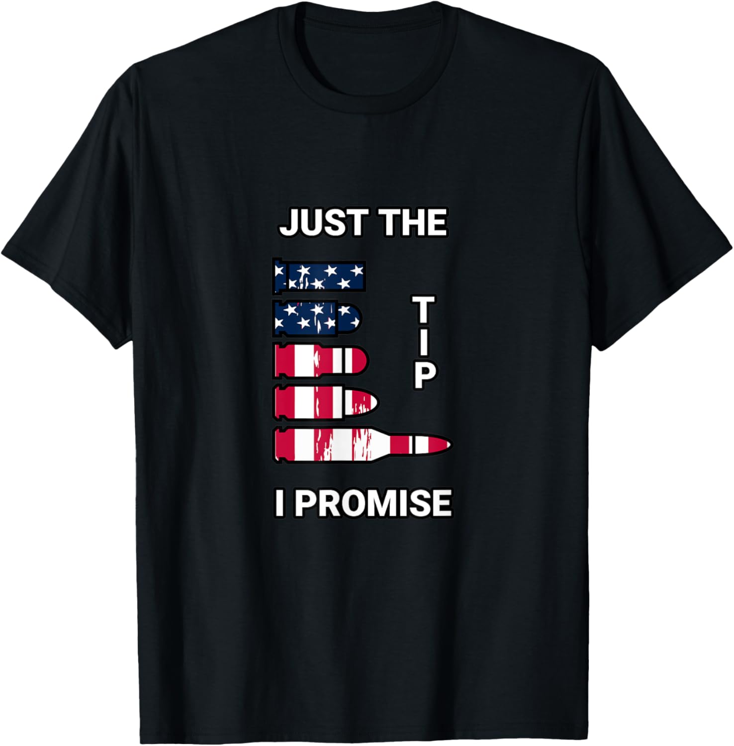 Funny Just Tip Gun Owners Patriotic Flag Collect Guns Women Men