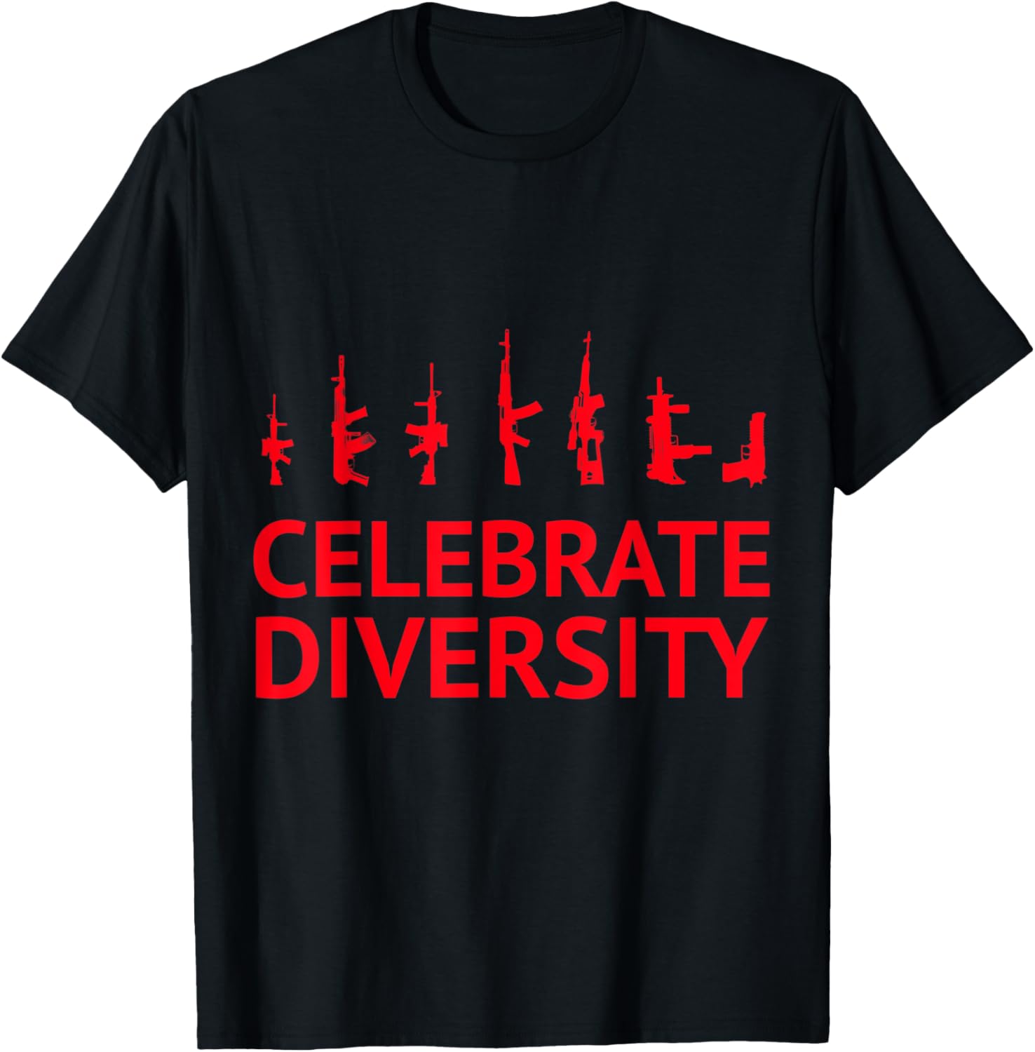 Celebrate Diversity Graphic Guns