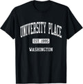 University Place Washington WA JS04 Vintage Athletic Sports