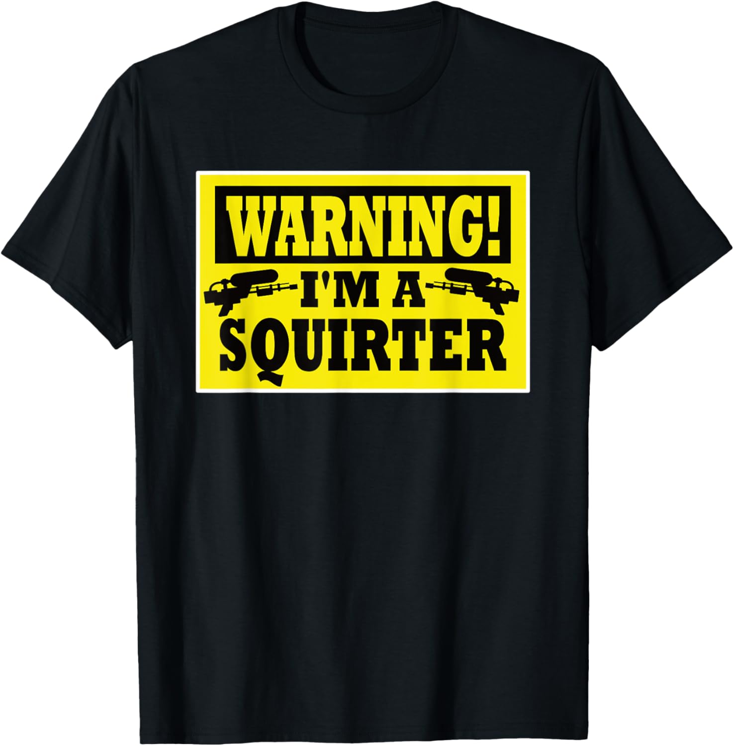 Warning Im A Squirter Funny Water Gun Pistol Summer