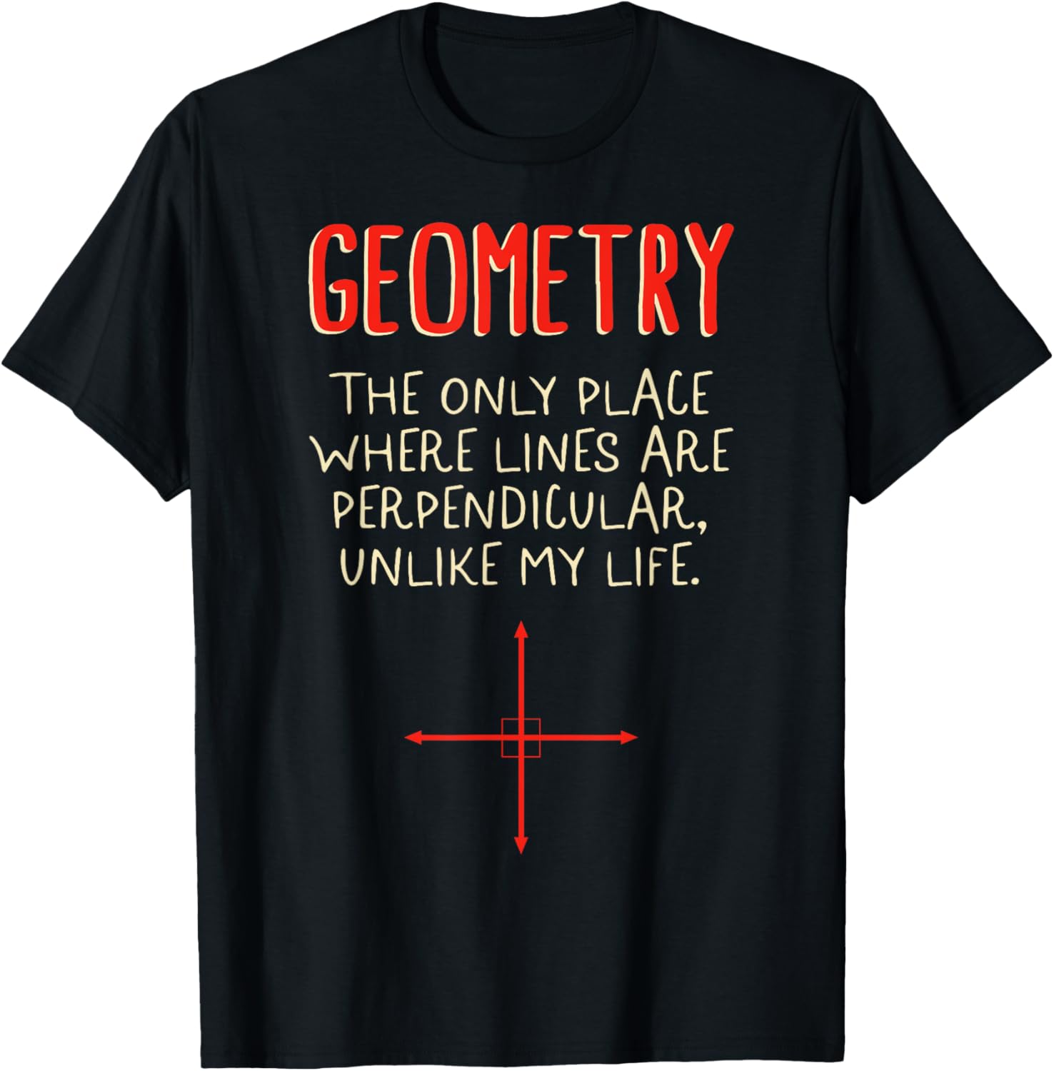 Math Geometry Only Place Where Lines Are Perpendicular Unlik
