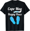 Funny Beach Vacation T-Shirt Cape May Is My Happy Place
