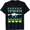 Shooting Range Ugly Christmas Machine Gun Weapons