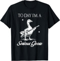 Today Im A Serious Goose Funny Goose Hunting With Gun