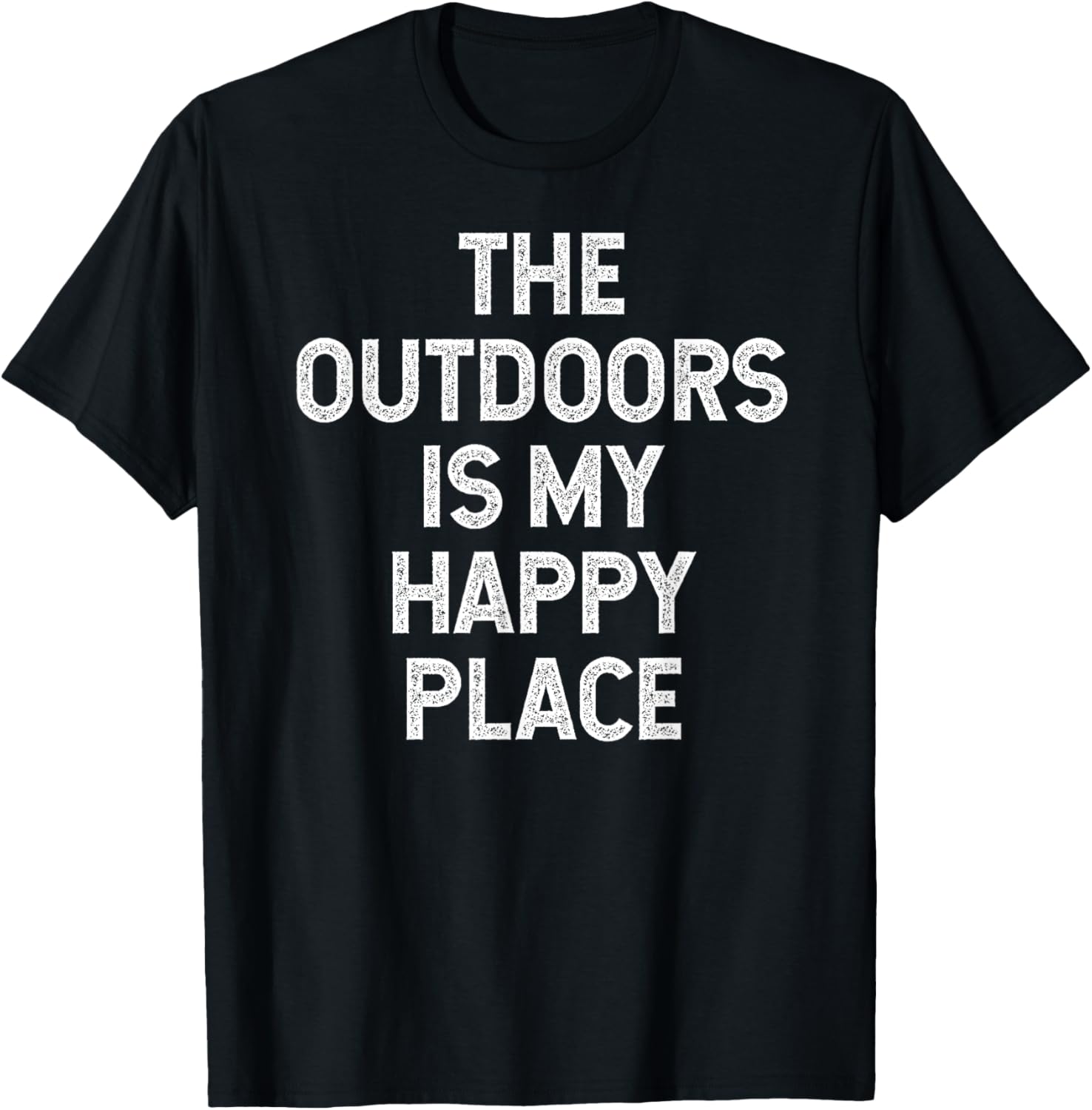 The Outdoors Is My Happy Place hiking camping retro vintage