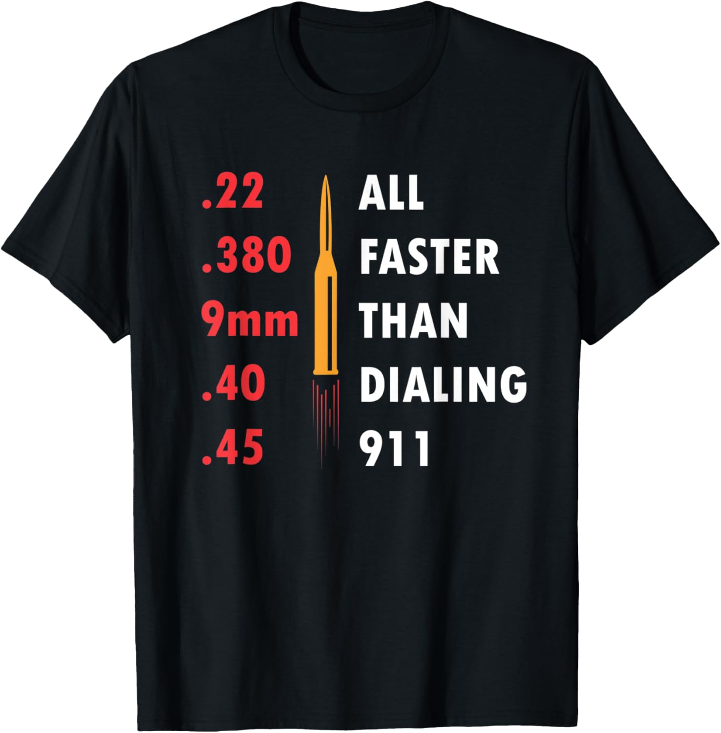 All Faster Than Dialings 911 Ammunitions Gun Lover