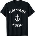 Sailing Boat Captain Phil Personalized Boating Name