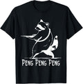 Cute Racoon Animal Peng Gun Funny Hunting Art