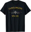 Vfa 105 Gunslingers Squadron F 18 Super Hornet T Shirt