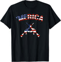 Merica American Flag Guns July 4Th Us Women Kids Men