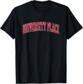 University Place Washington WA Vintage Sports Design Red Des