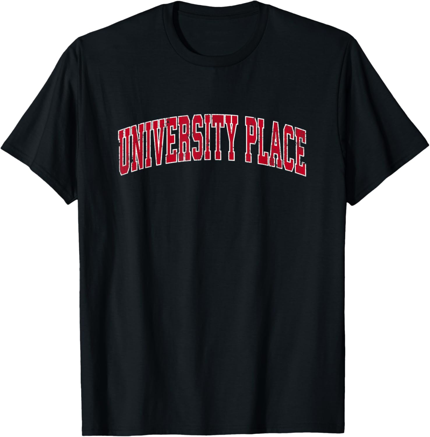 University Place Washington WA Vintage Sports Design Red Des
