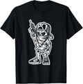 Funny Cartoon Character Badass With A Gun Gangster Chicano
