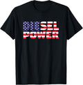 Usa Flag Diesel Power Trucker