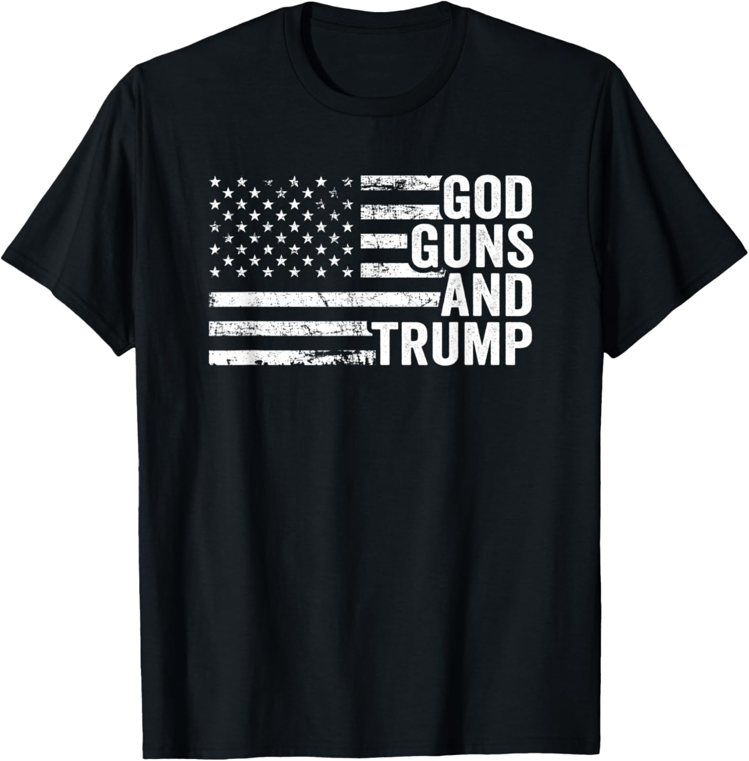 God Guns Trump Funny Pro Gun Republican Usa Flag Women Men