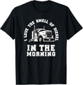 Smell Of Diesel Funny Trucker Semi Trailer Truck