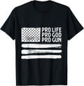 Pro Life Pro God Pro Gun Usa Patriot