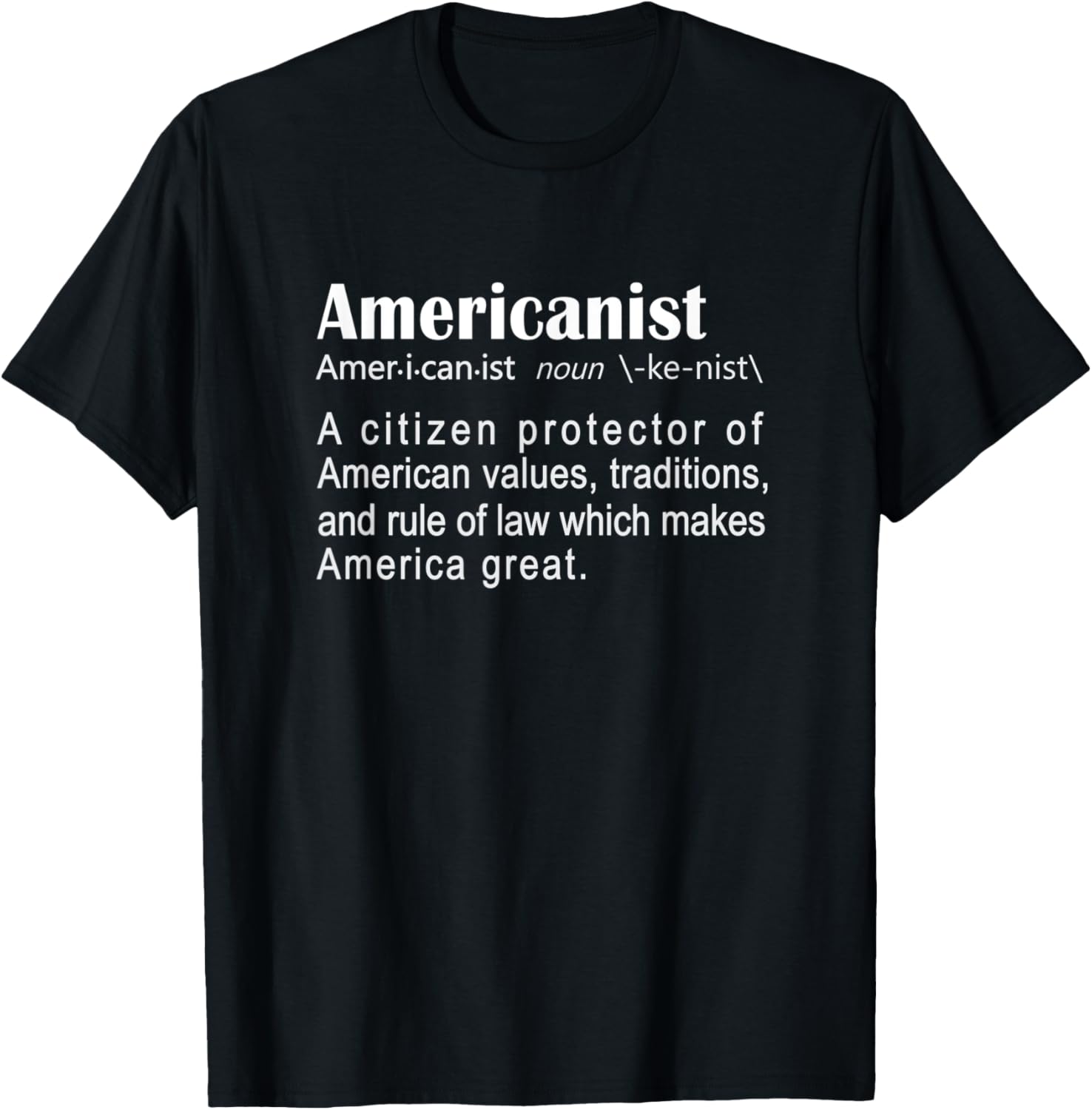 Political Conservative An Americanist American Values