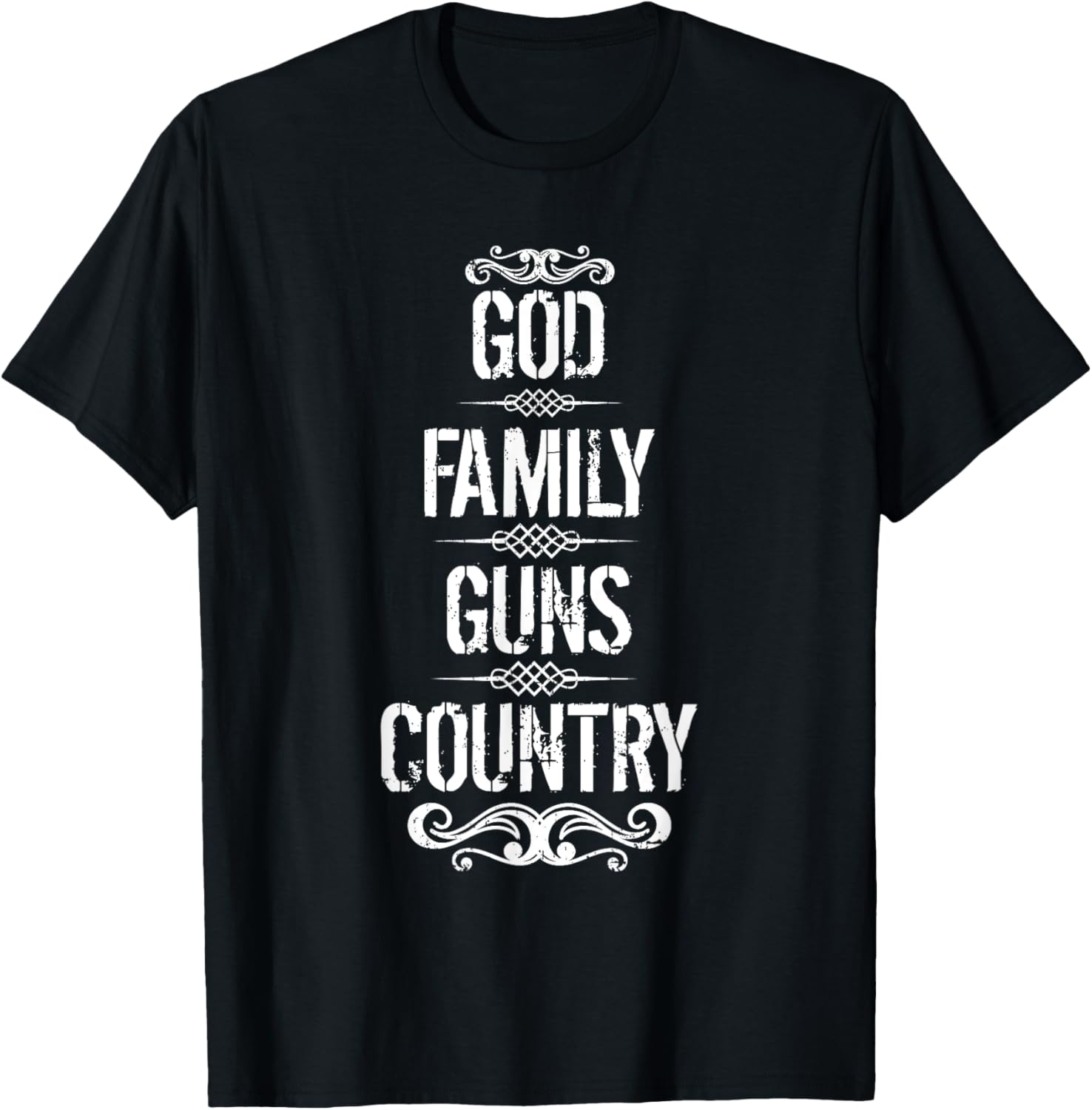 God Family Guns Country