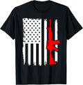 Assault Rifle Usa Flag Gun