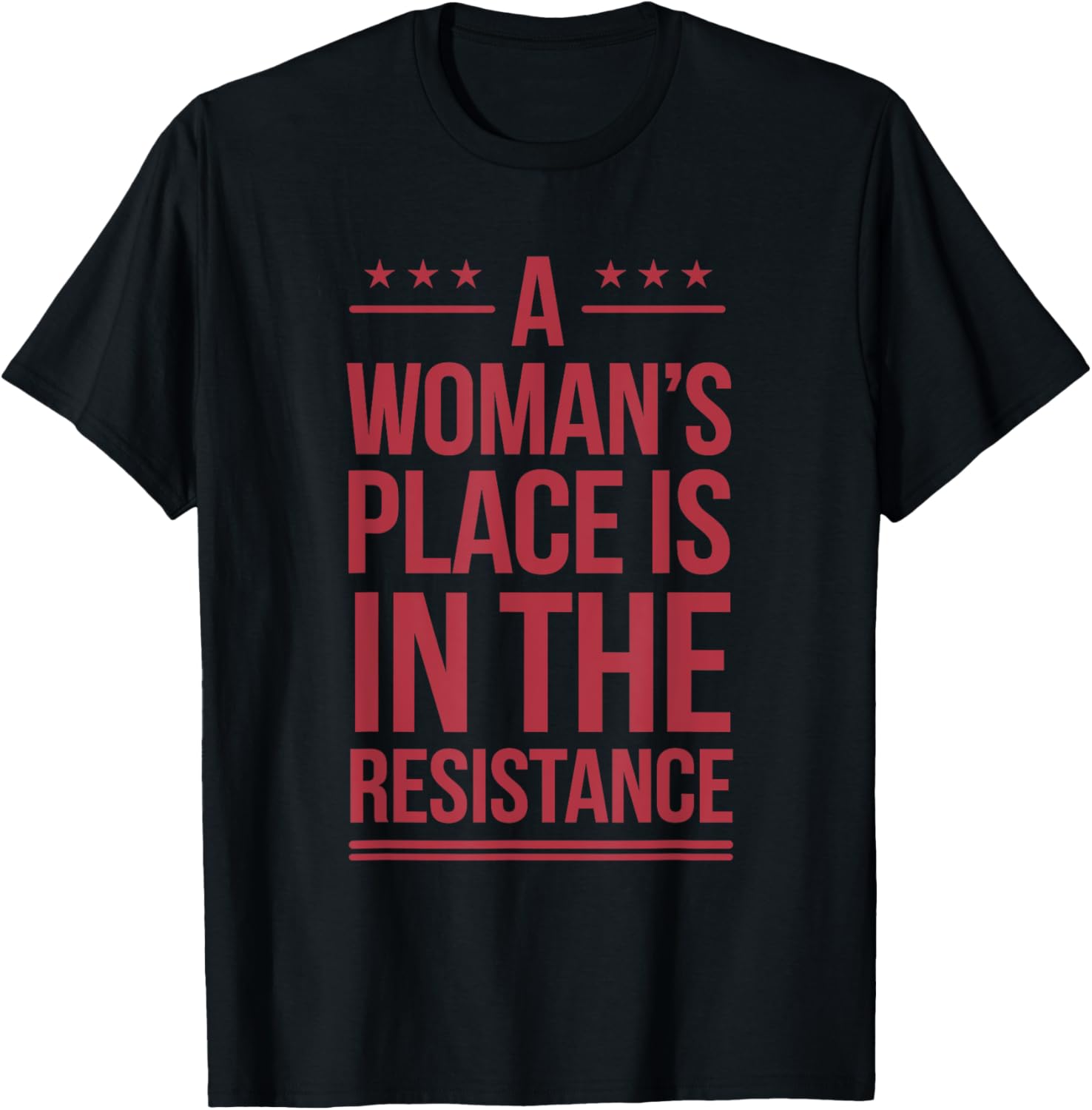 A Woman's Place Is In The Resistance Feminist Slogan Quote