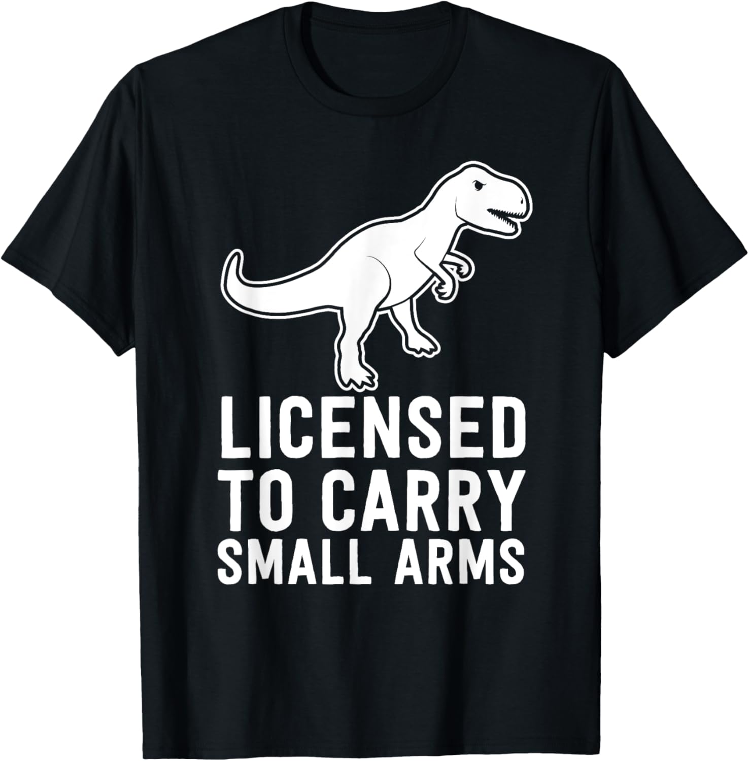 Pro Gun T Shirt Licensed To Carry Small Arms