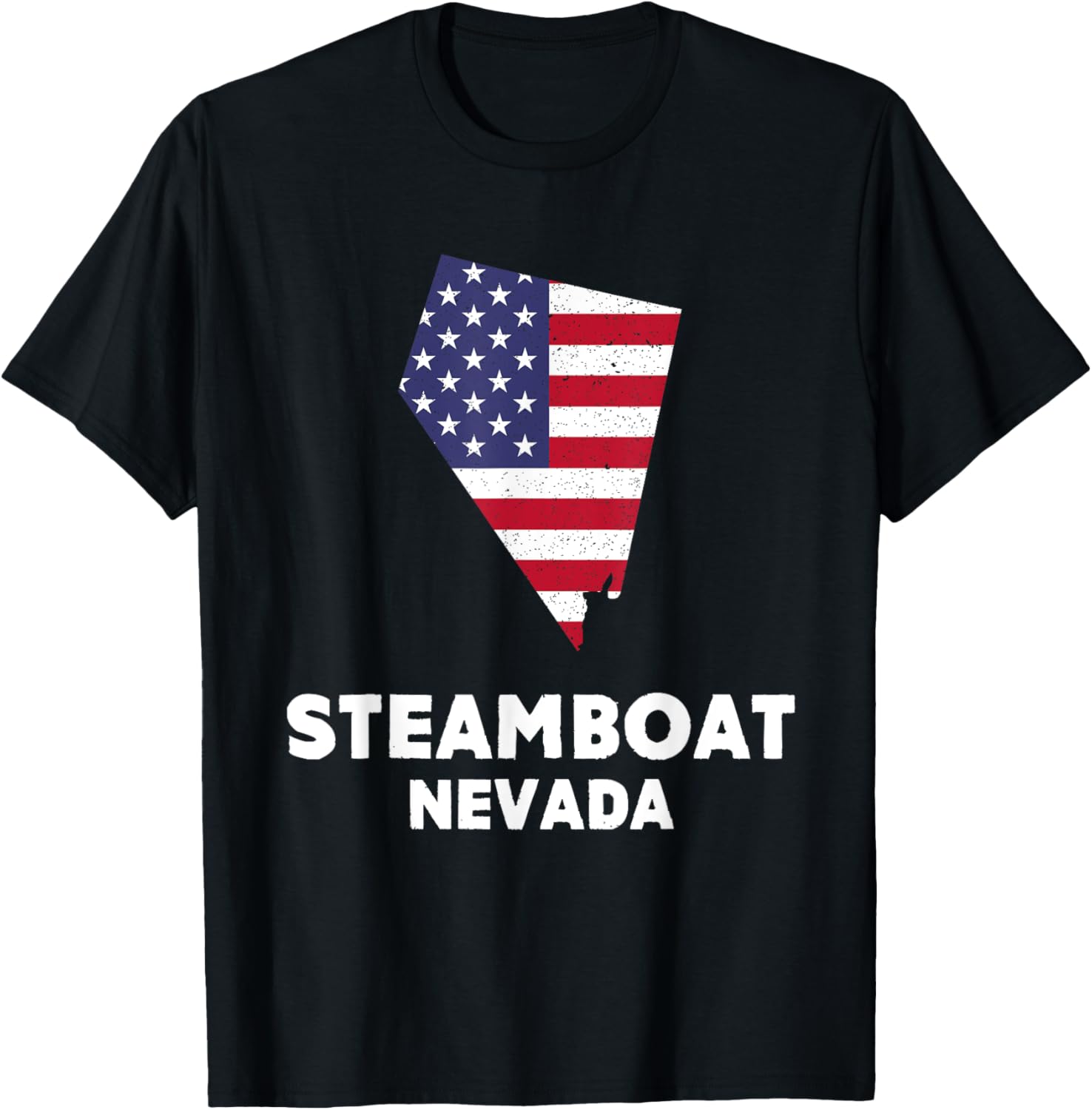 Distressed Patriotic Usa Flag Steamboat Nevada Women Men