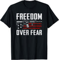 Freedom Over Fear Pro Gun Rights 2Nd Amendment Ar15 Guns