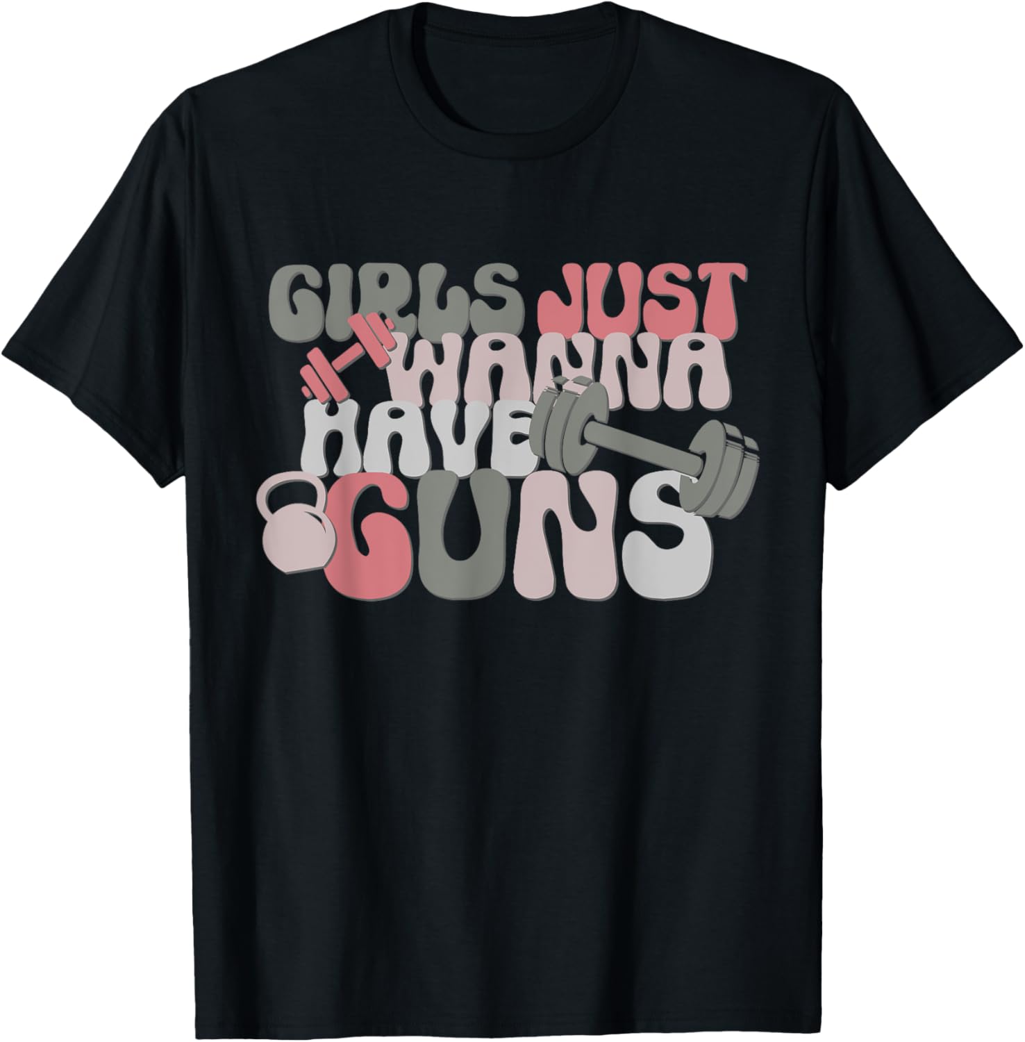 Girls Just Wanna Have Guns Funny Gym Fitness Workout Lovers