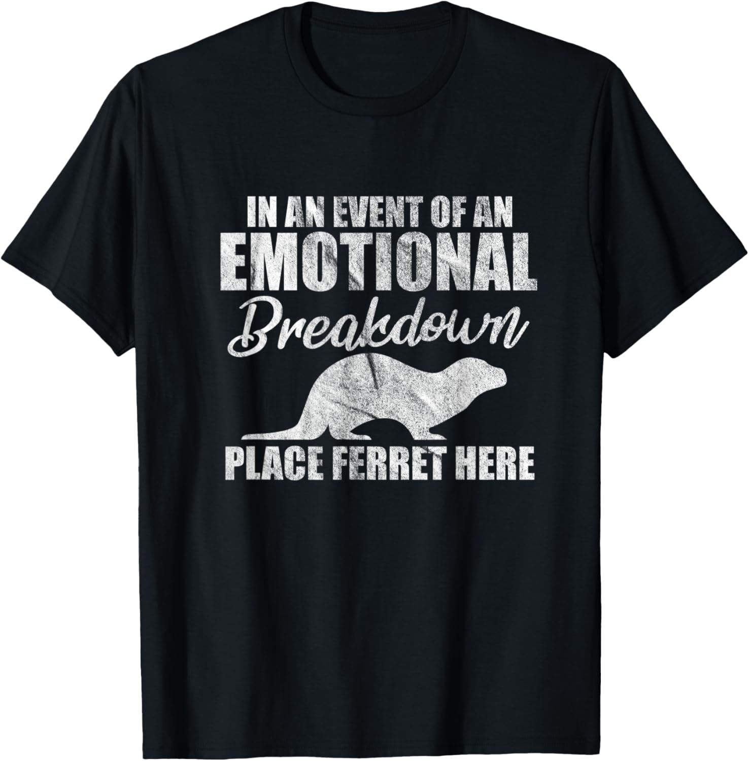 In An Event of Emotional Breakdown Place Ferret Here Grunge