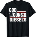 Usa Patriotic God Guns Diesels American Flag Freedom