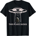 Funny Alien Bigfoot UFO - This Place Sucks