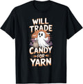 Will Trade Candy For Yarn Halloween Ghost Knitting